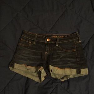 Dark wash dinem Jean shorts